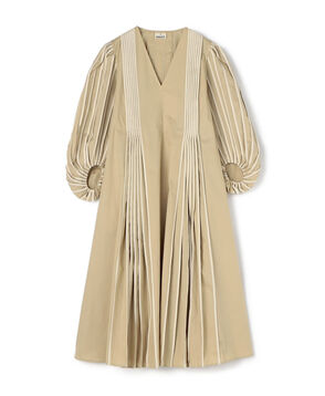 BODICE STUDIO V neck midi Vネックドレス