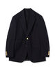 シルクウールモヘヤ シングルブレステッド2Bジャケット NOVARA