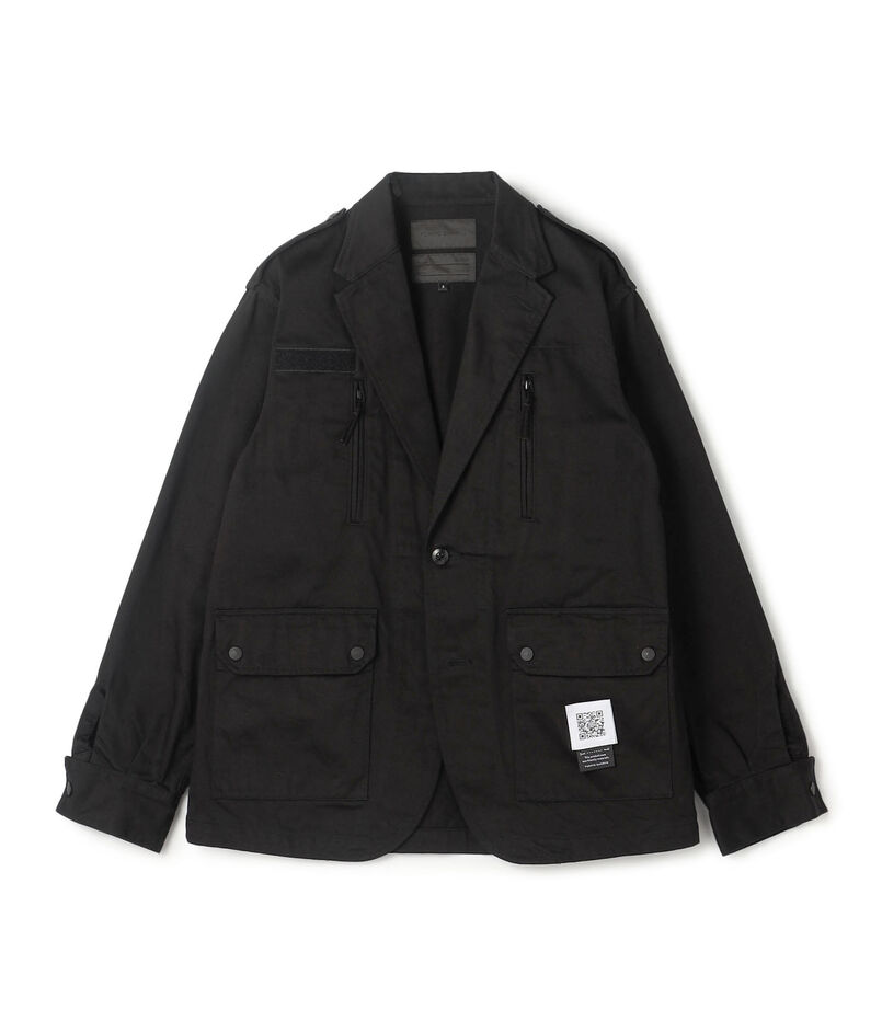 FUMITO GANRYU Lapelled F-2 jacket コットン ラペルドジャケット