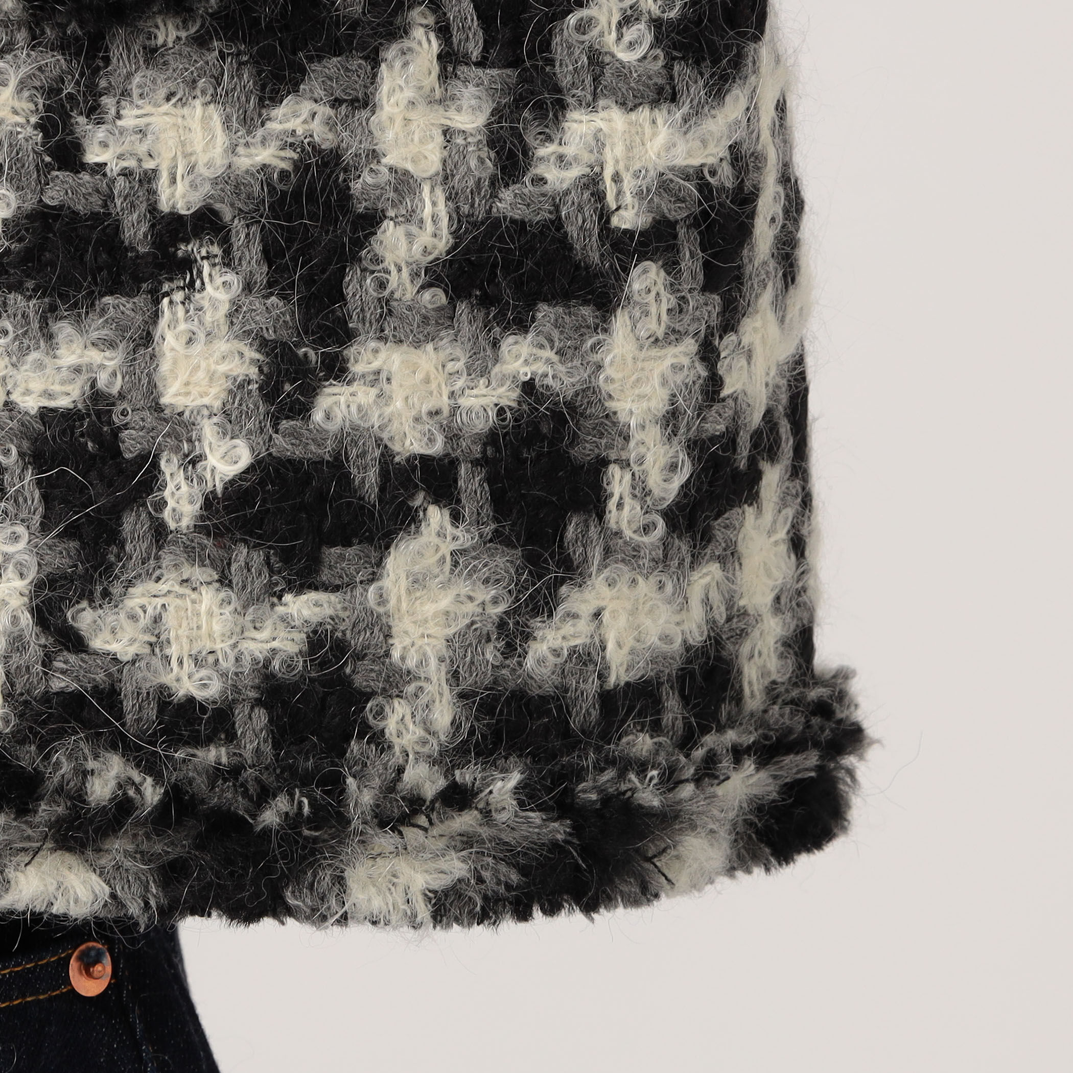 グリハウンドトゥース スクエアジレ｜トゥモローランド 公式通販