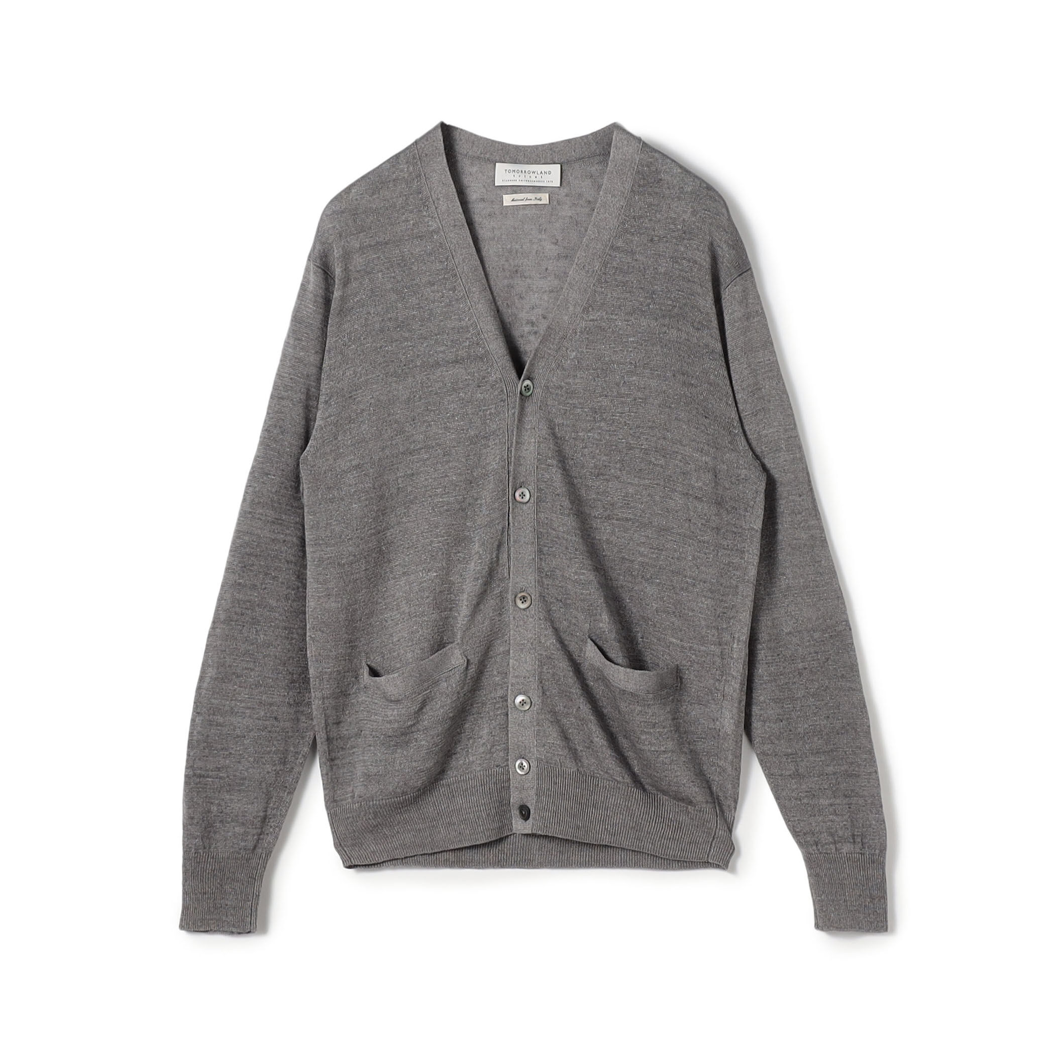 □TOMORROWLAND tricot ティントリネン Vネックカーディガン