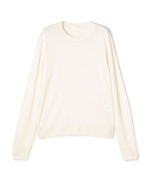 カシミヤシルク クルーネックプルオーバー