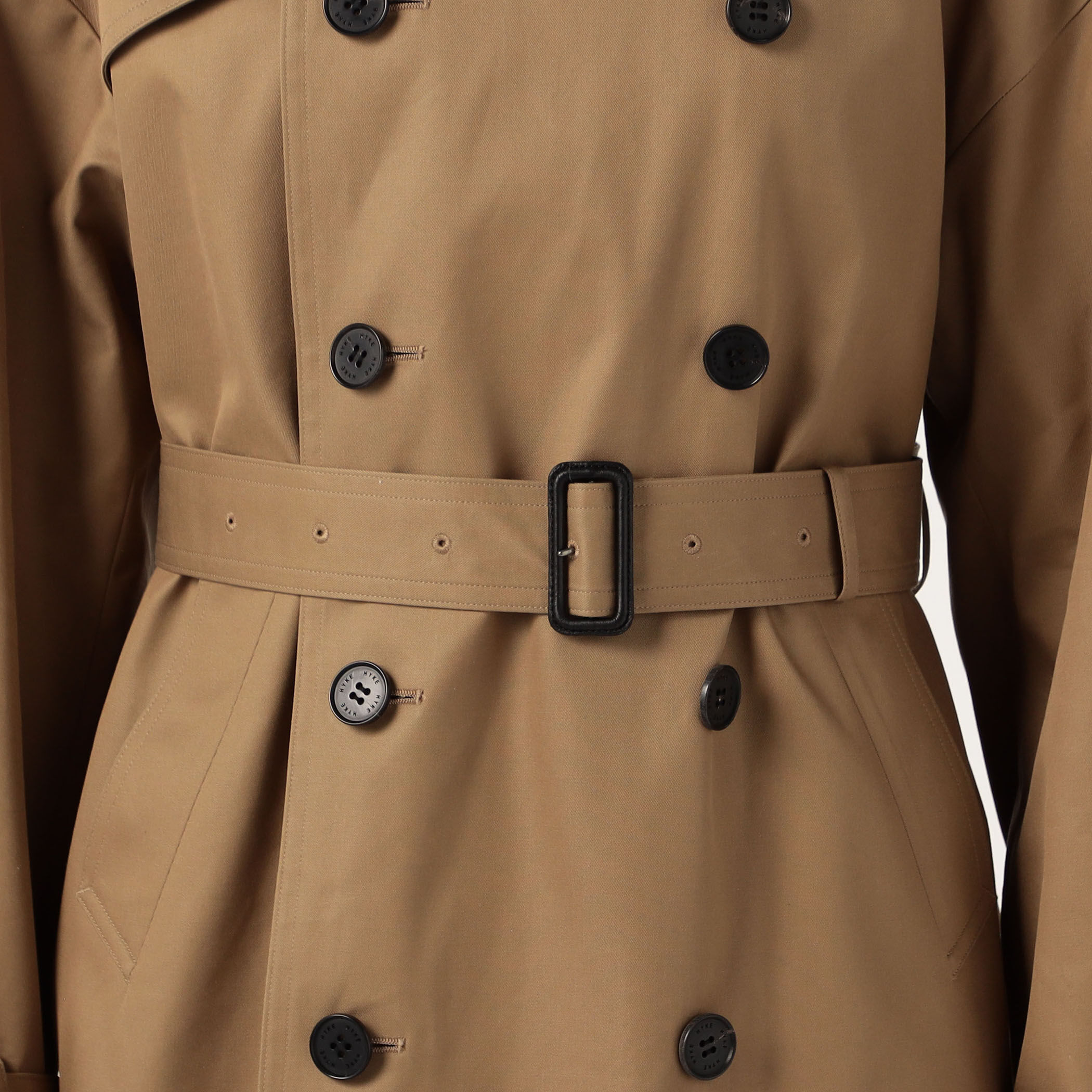 HYKE TRENCH BIG FIT トレンチコート｜トゥモローランド 公式サイト