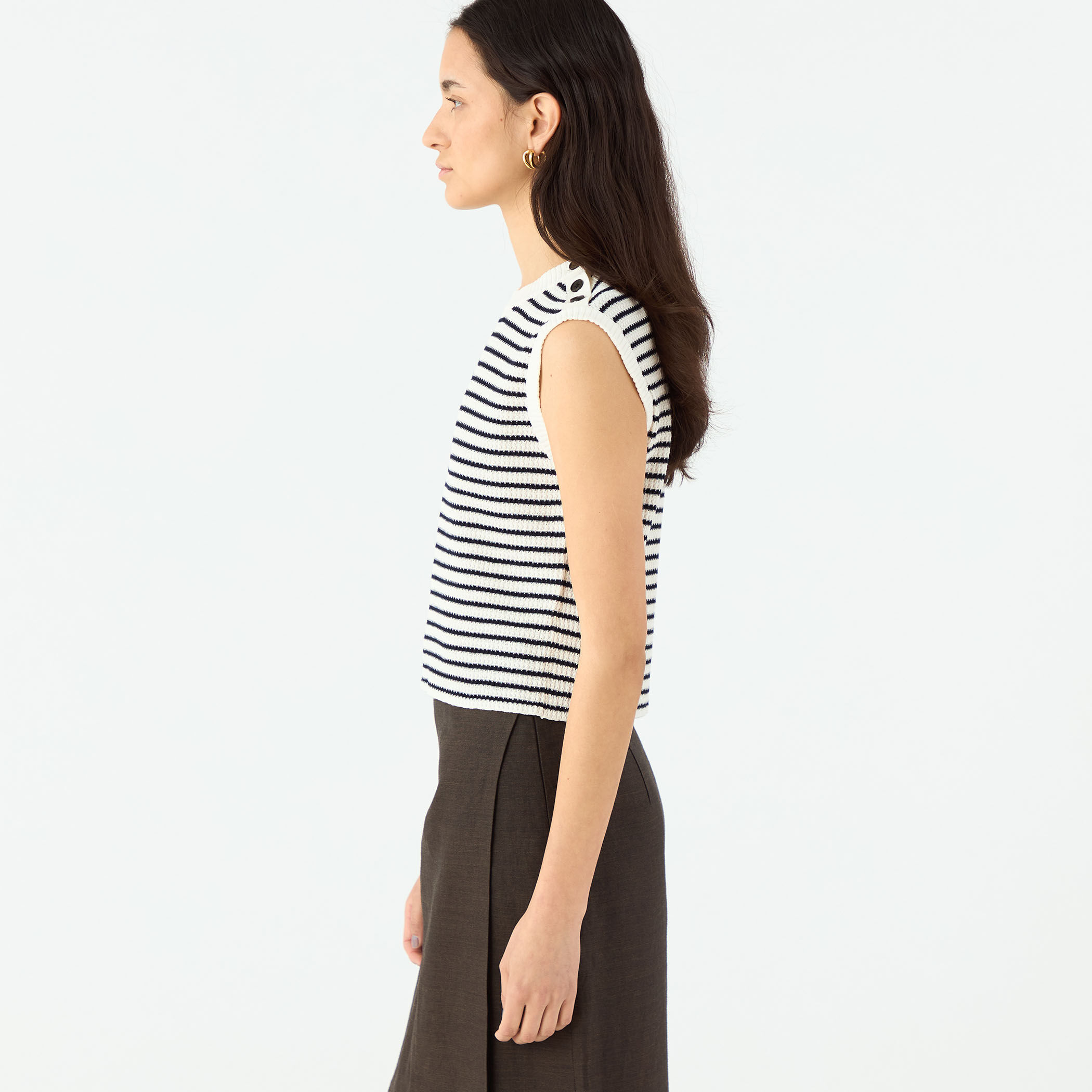 マリンボーダー ノースリーブプルオーバー｜トゥモローランド 公式通販