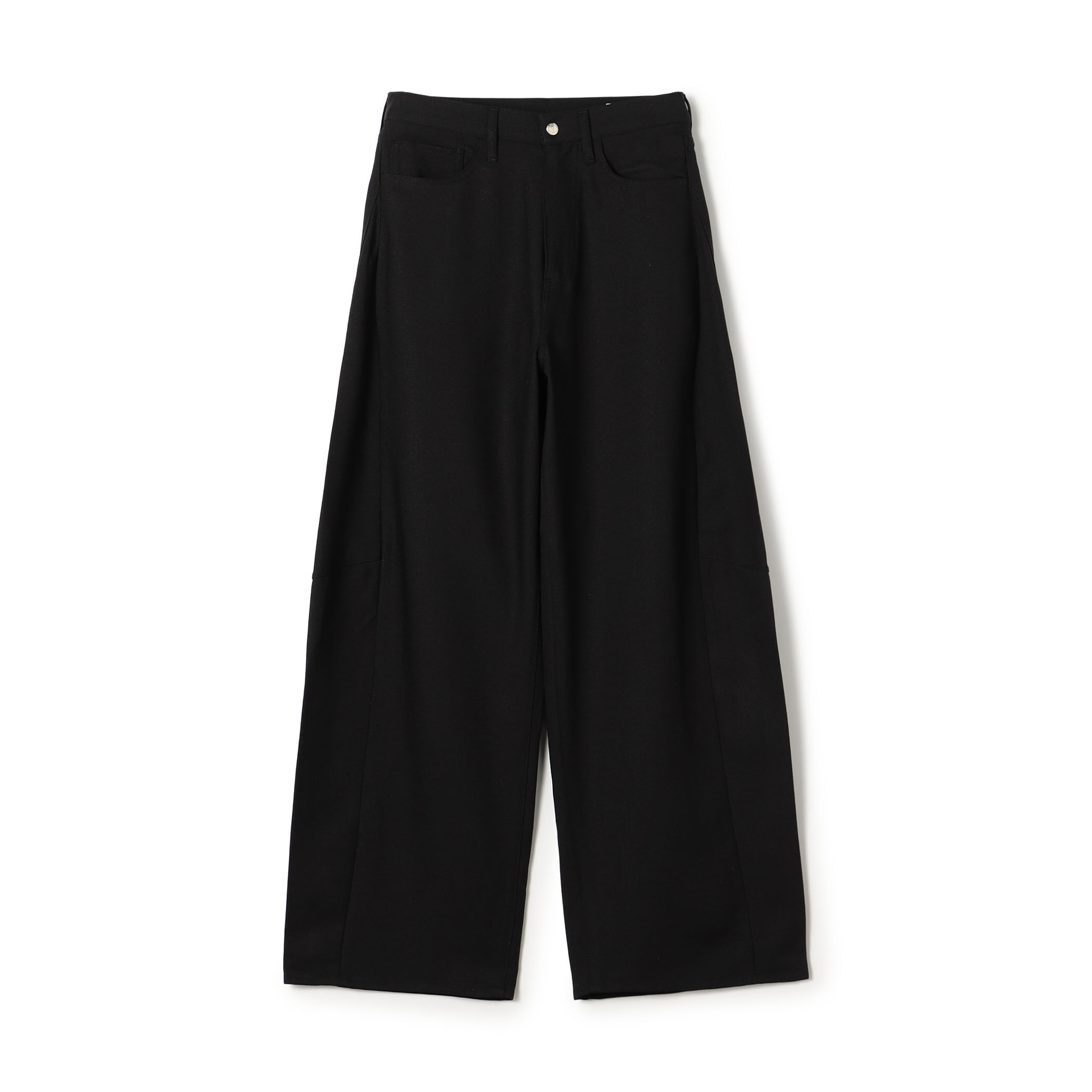 HYKE OXFORD BARREL-LEG JEANS バレルレッグパンツ｜トゥモローランド