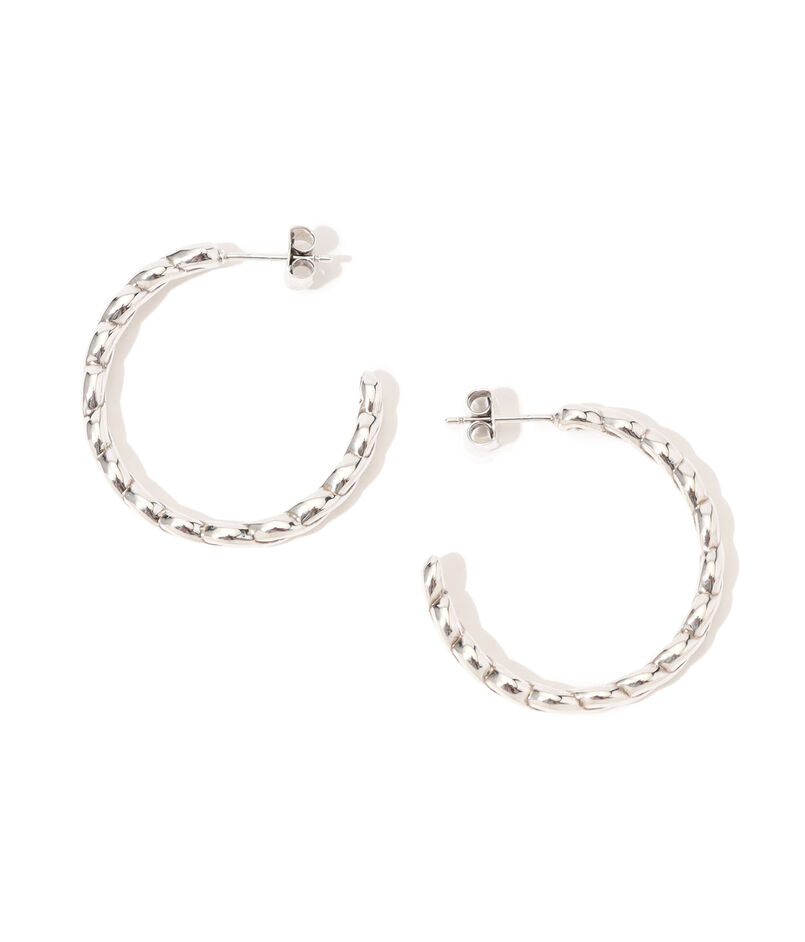 【別注】PHILIPPE AUDIBERT FAY HOOPS シルバーピアス