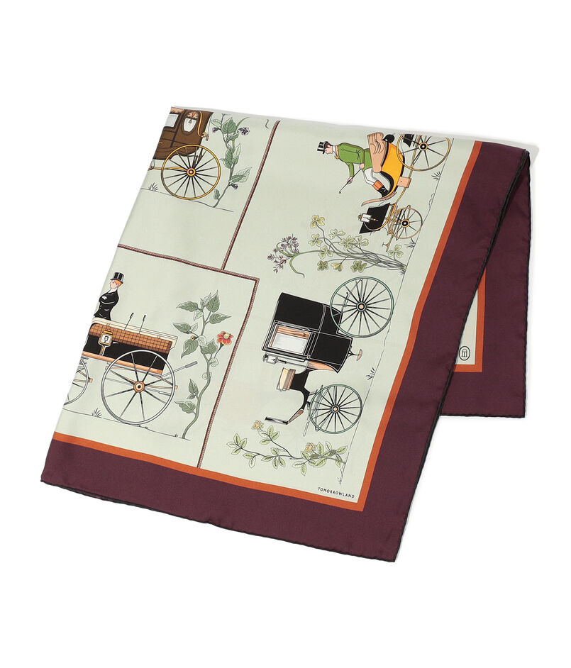 ATELIER TOMORROW CARRIAGE シルクスカーフ
