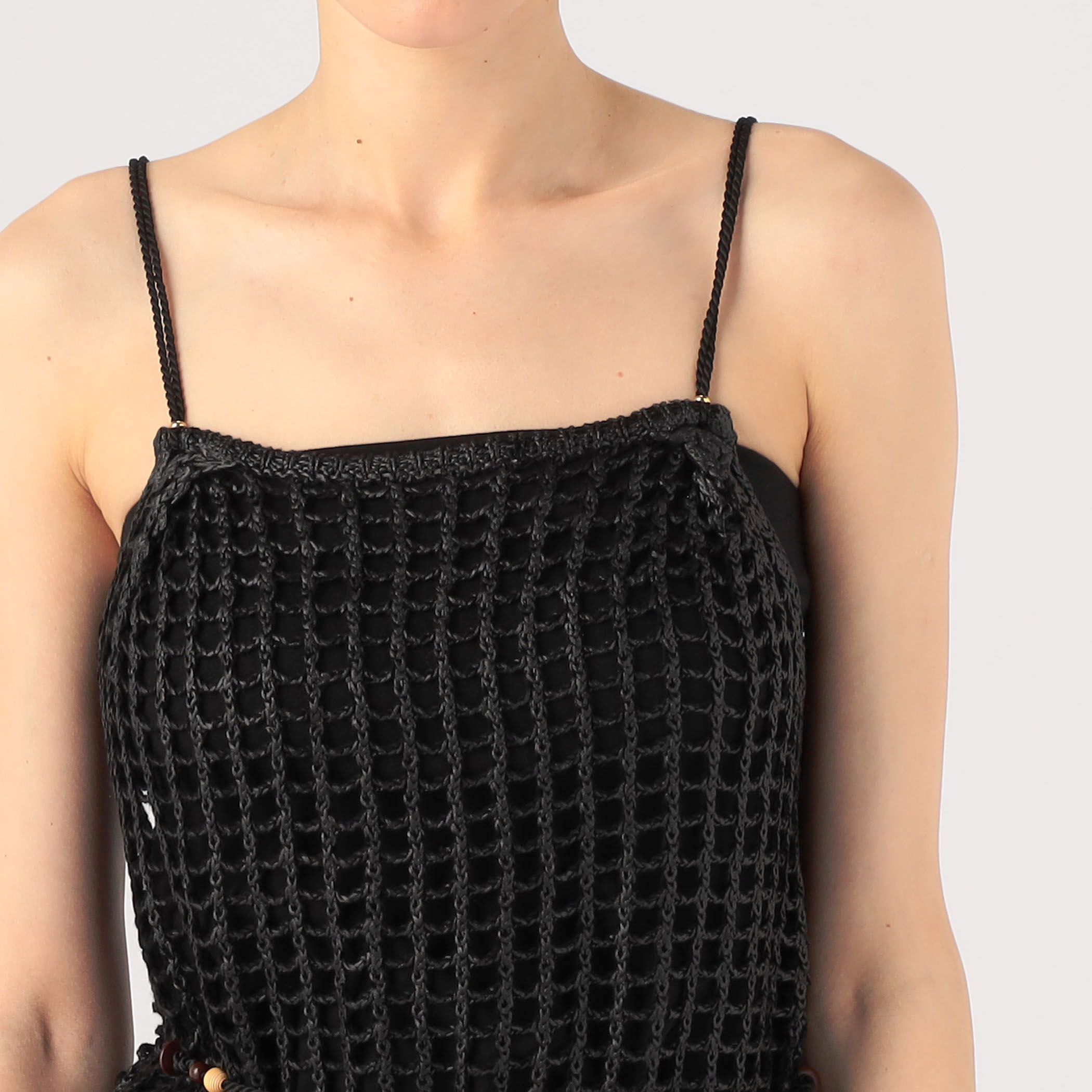 メッシュホイルプリント キャミソールワンピース｜トゥモローランド