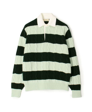 カシミヤケーブル ラガープルオーバー