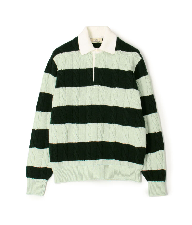 カシミヤケーブル ラガープルオーバー