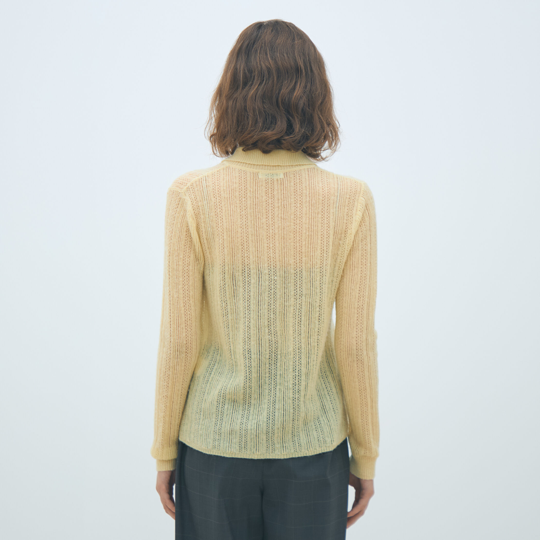 レーシーアルパカブレンド ポロカーディガン｜トゥモローランド 公式通販