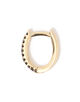 Otiumberg. Mini Oval Hoop 片耳ピアス