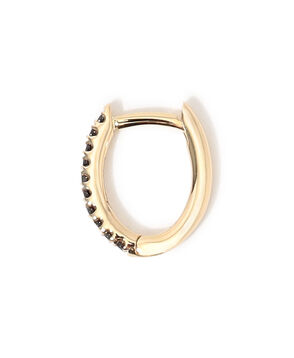 Otiumberg. Mini Oval Hoop 片耳ピアス