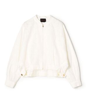 【WEB先行予約】ブロッサムエンブロイダリー ジップアップブルゾン