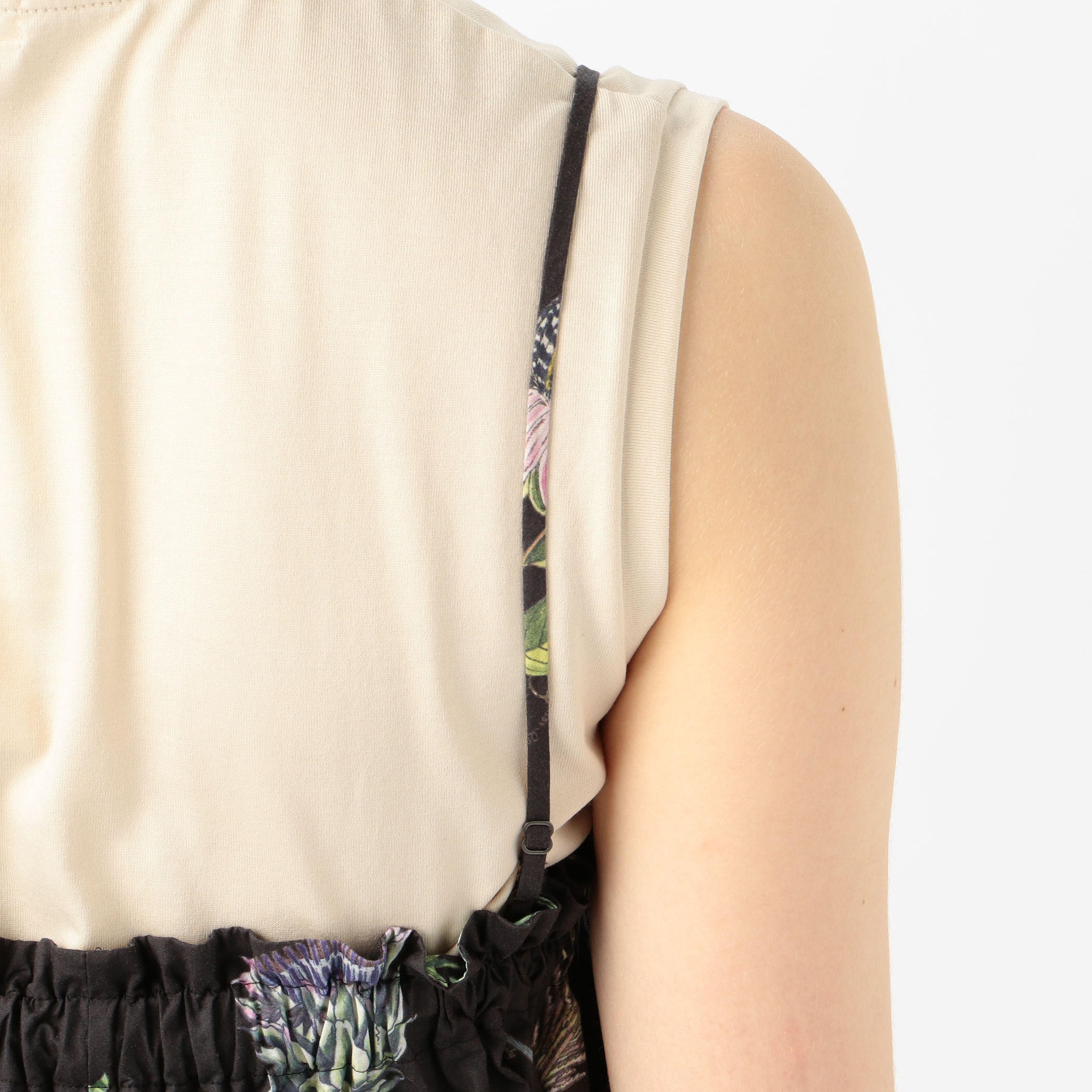 □CABaN NEW BOTANICAL コットン ロングスカート