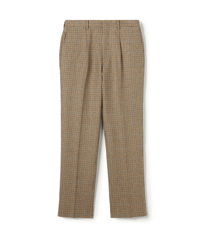 ウールツイード 1プリーツスラックス LOVAT CHAPLIN