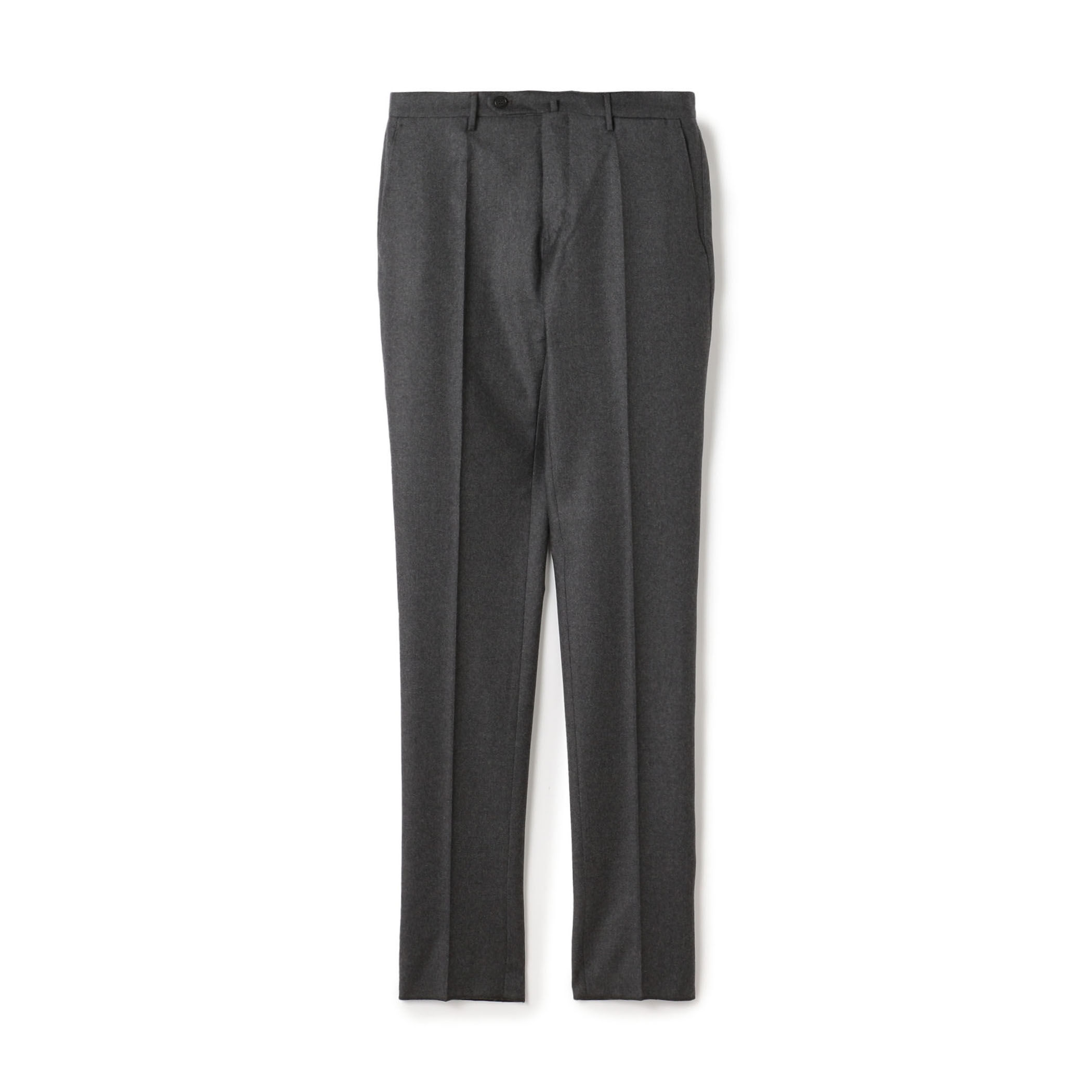 INCOTEX インコテックス スラックス パンツ フランネル ウール ポリエステル SLIM FIT 1TS035 4536A  930/チャコールグレー｜INCOTEX｜菅原靴店