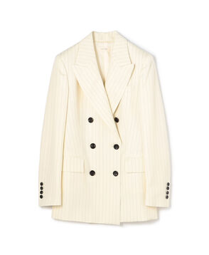 ウールドスキン ダブルブレスレッドジャケット