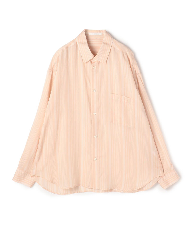 セルロースシルクブロード メンズライクシャツ