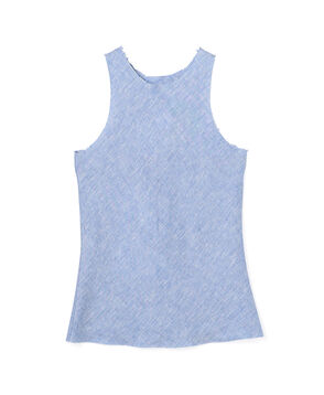 GABRIELA COLL GARMENTS NO.73 BIAS CUT TOP リネン ノースリーブブラウス
