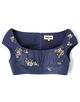 SHUSHU/TONG Boatneck Crop Top ビスチェトップ