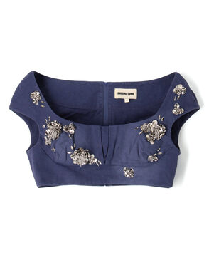 SHUSHU/TONG Boatneck Crop Top ビスチェトップ