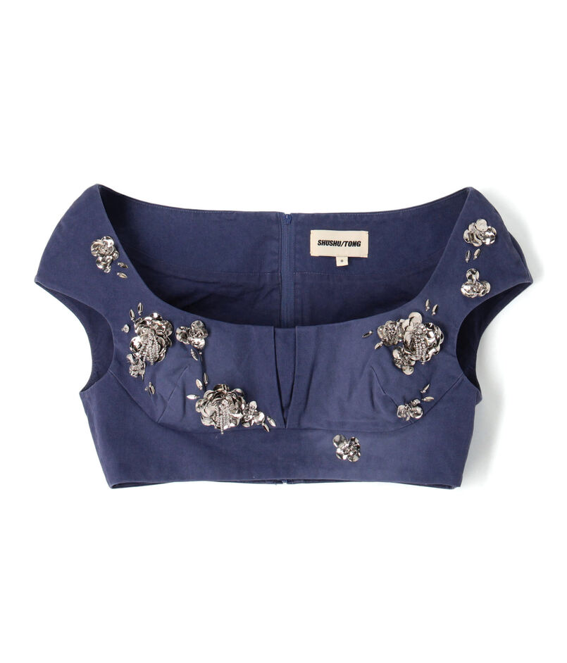 SHUSHU/TONG Boatneck Crop Top ビスチェトップ