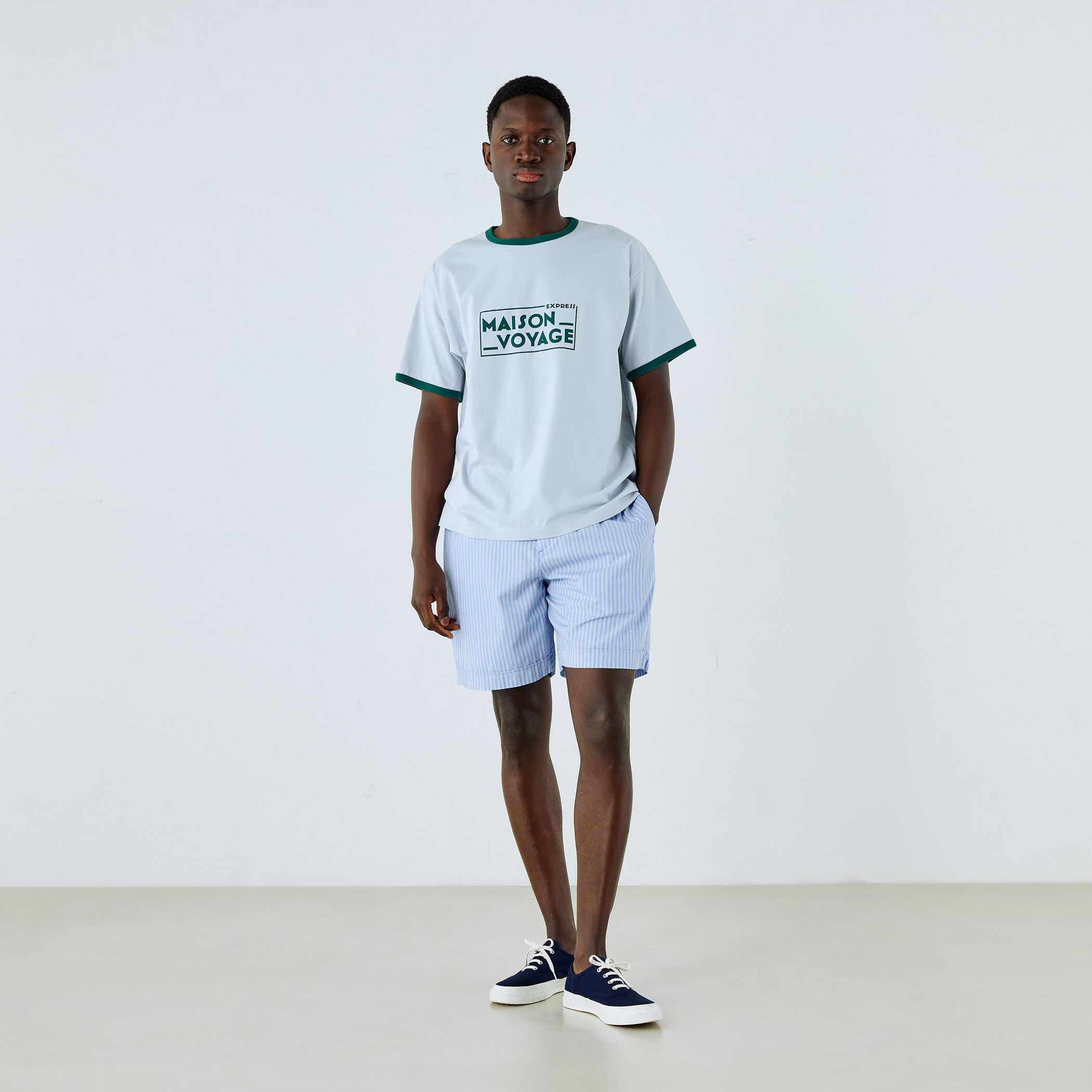 MAISON et VOYAGE コットン プリントTシャツ｜トゥモローランド 公式サイト