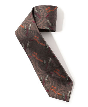 TOMORROWLAND MADE IN ITALY シルクジャガード 小紋柄ネクタイ