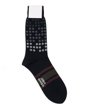 omo design LINE DOT コットンナイロンソックス