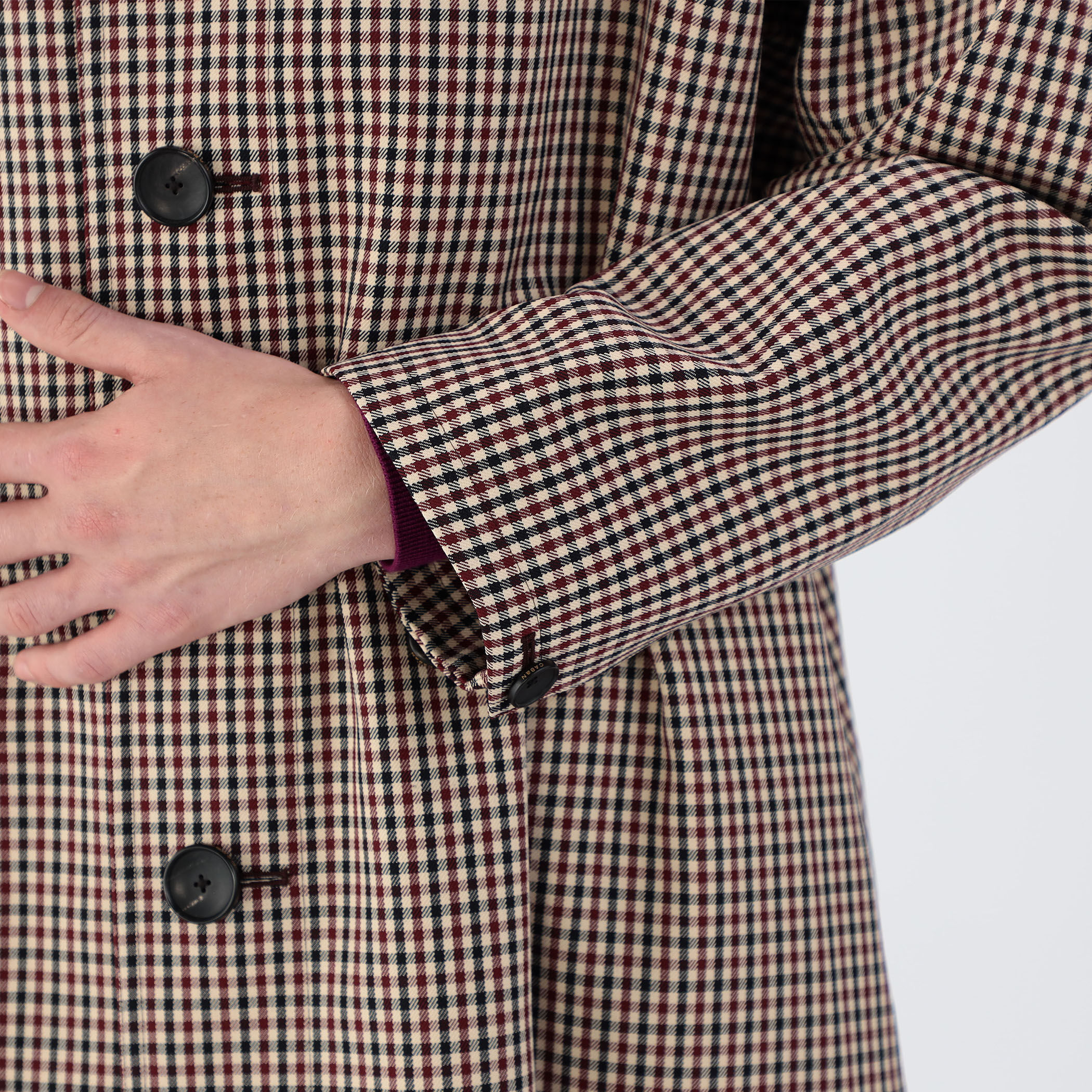 CABaN ウールギャバジン スタンドカラーコート CABaN ウールギャバジン スタンドカラーコート | CABaN