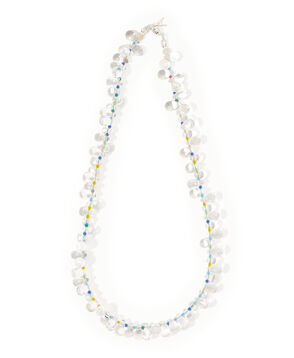 AGLAGLA Mini Grape Glass Beads ネックレス