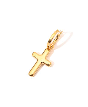 CAREERING CROSS ピアス