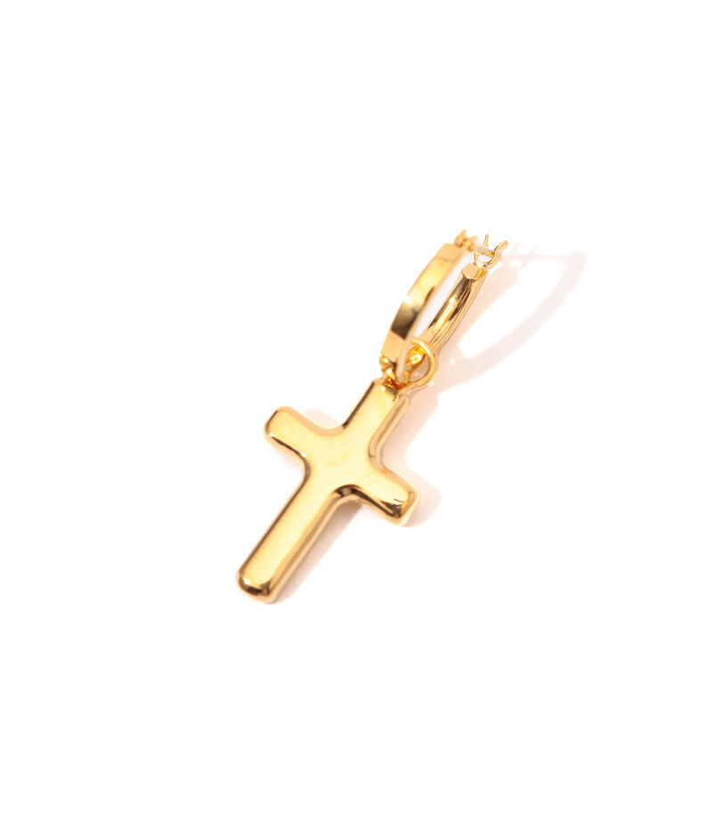 CAREERING CROSS ピアス