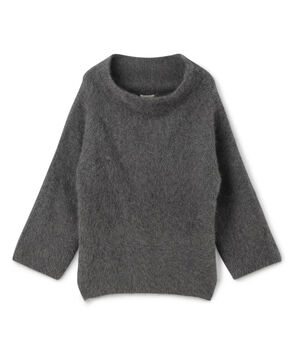 フォックスカシミヤ オフショルダープルオーバー