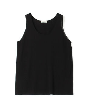 ウォッシャブルシルク ノースリーブプルオーバー