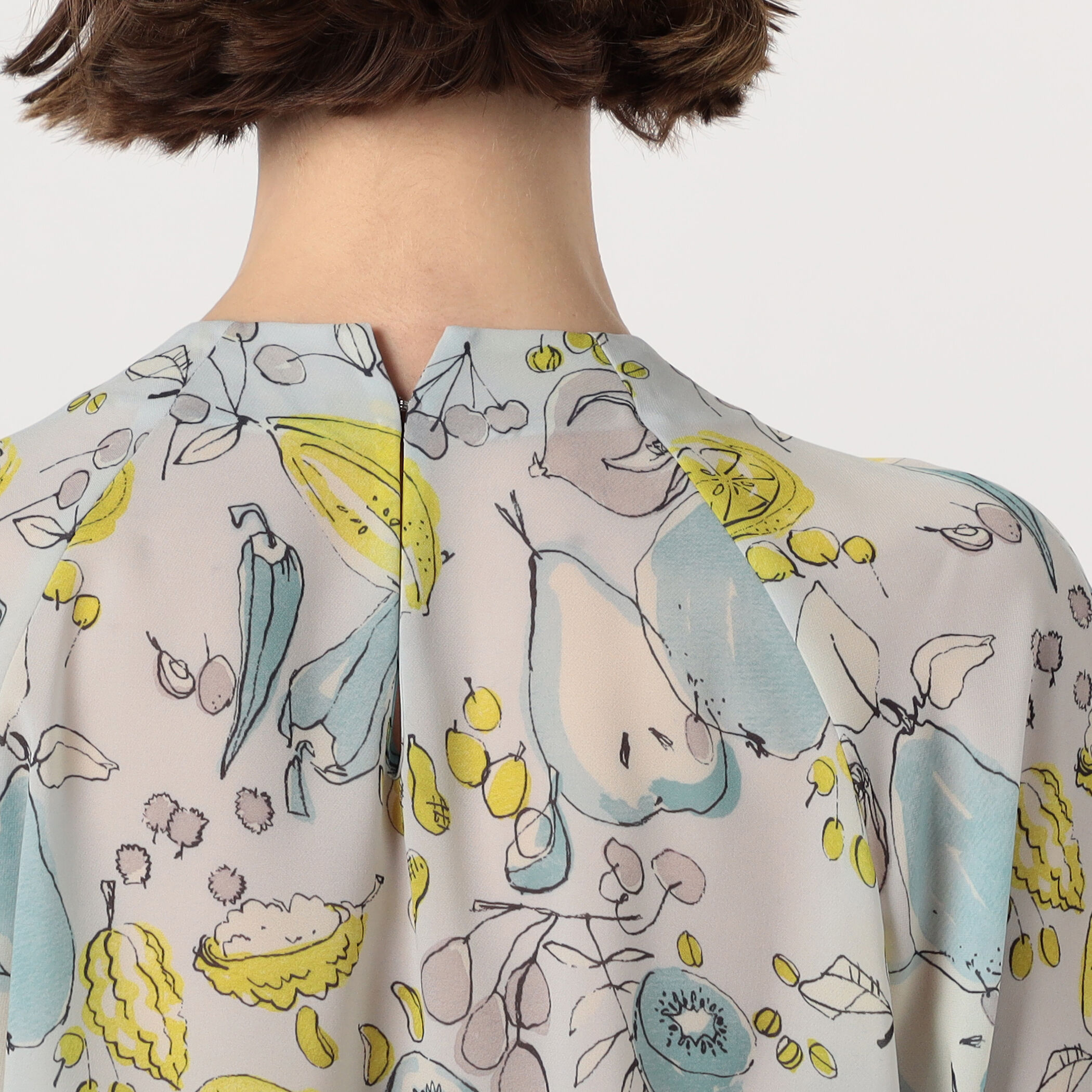 サマーボウルプリント ピンチタックブラウス｜トゥモローランド 公式通販