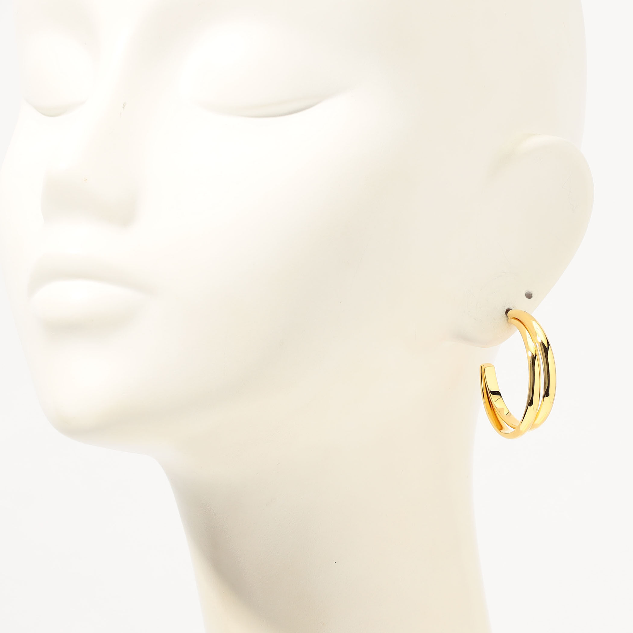 PHILIPPE AUDIBERT ゴールド フープピアス 美品✨ 美品 フィリップオーディベール フープピアス ゴールドカラー