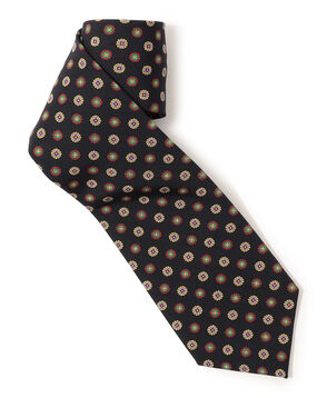Atkinsons アイリッシュポプリン 小紋柄ネクタイ