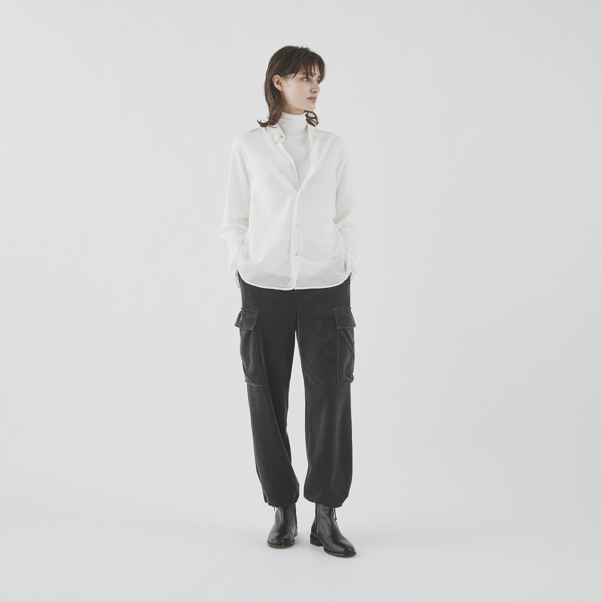 コットンベロア イージーパンツ | GALERIE VIE (Women