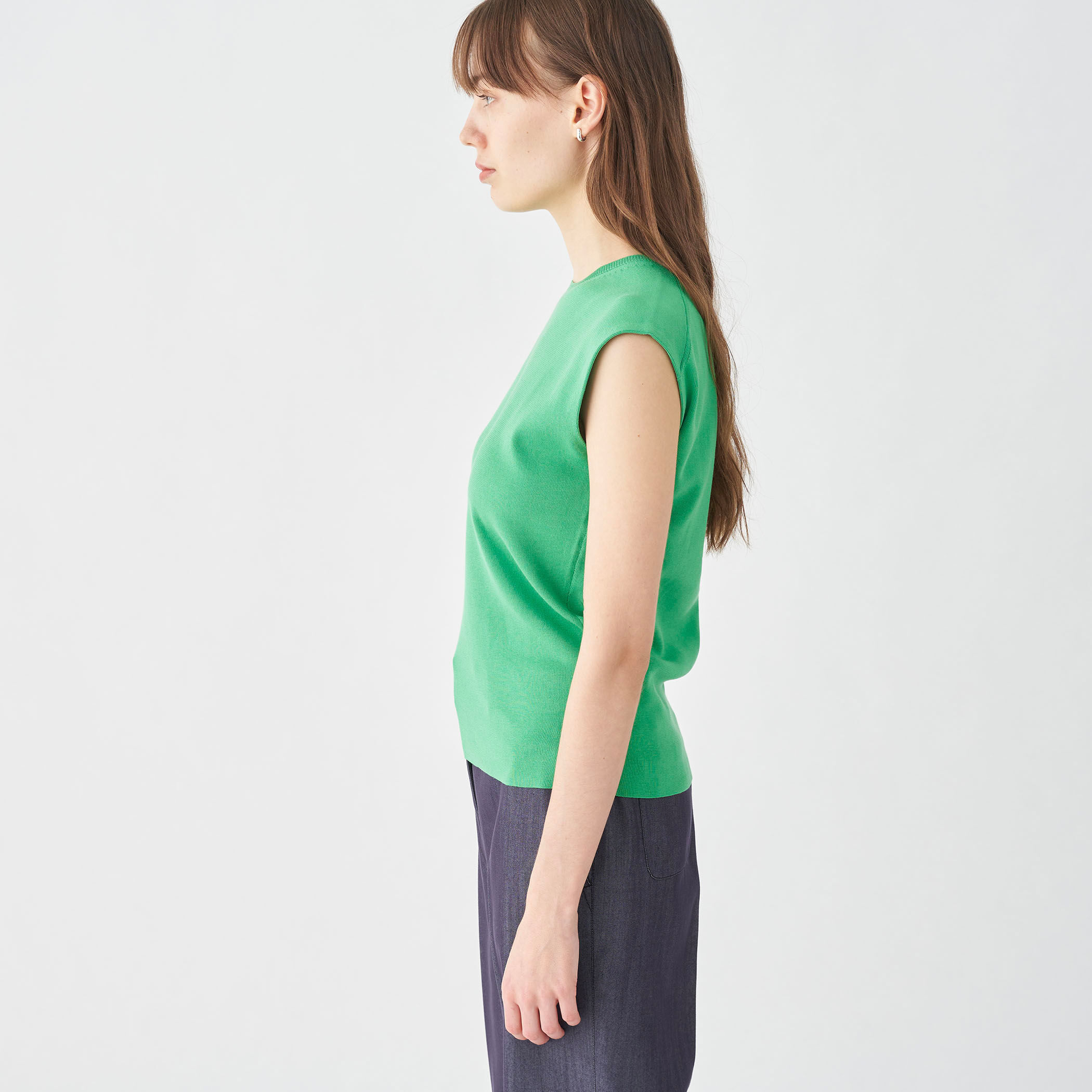 ハイゲージコットン ノースリーブプルオーバー｜トゥモローランド 公式通販