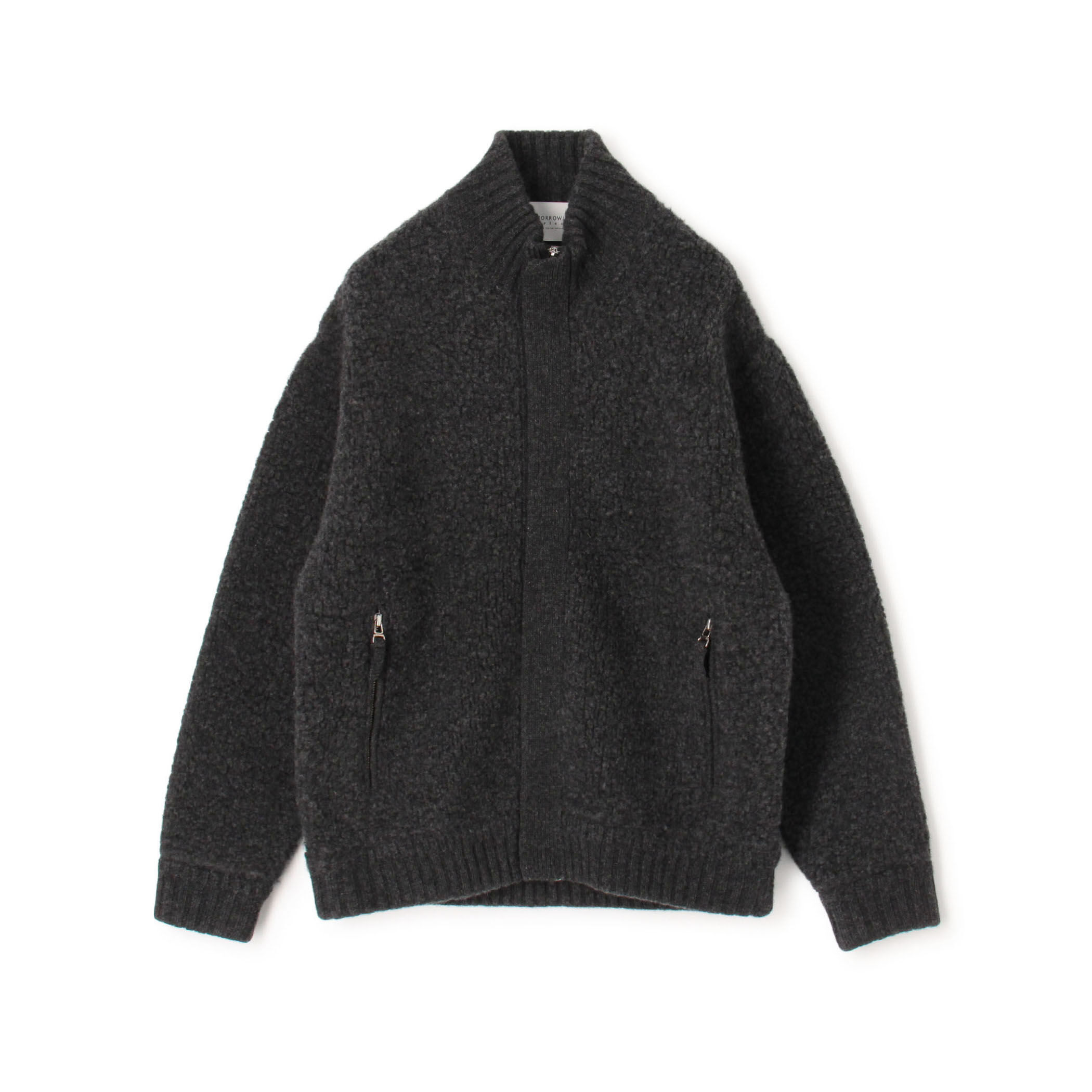 WEB先行予約】TOMORROWLAND tricot ウールカシミヤ パイルフリース
