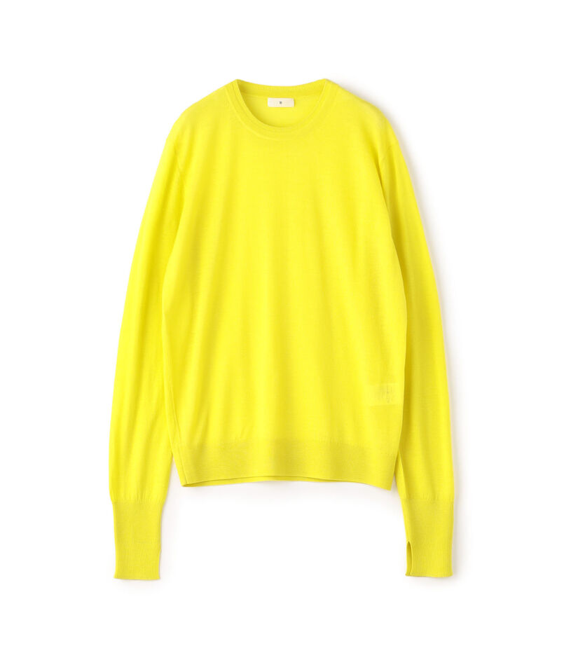 カシミヤ クルーネックプルオーバー