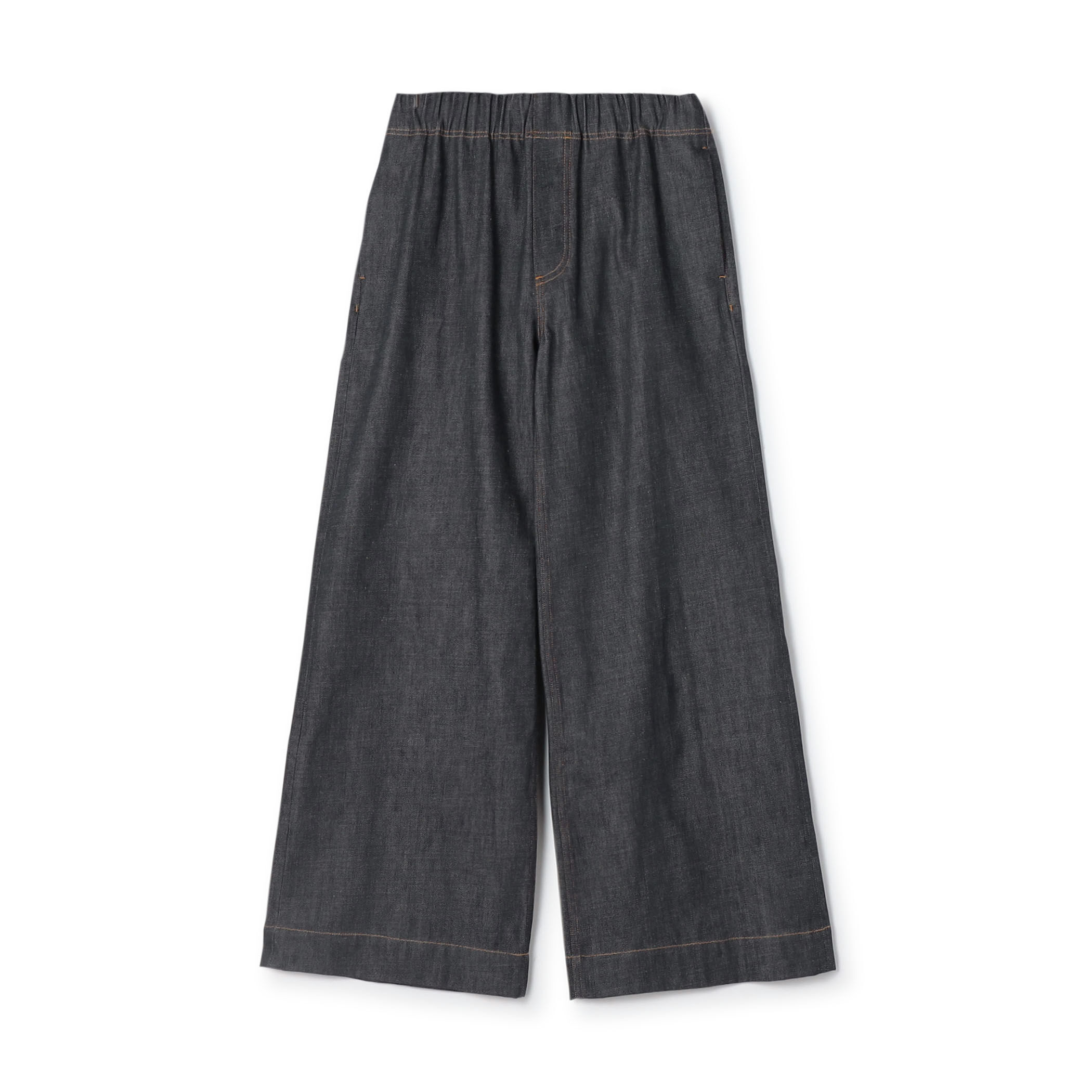 リジットデニム ワイドイージーパンツ｜トゥモローランド 公式通販