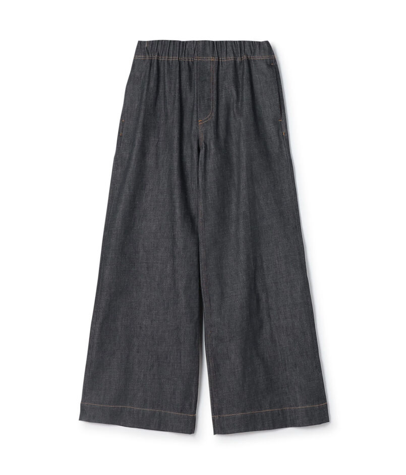リジットデニム ワイドイージーパンツ