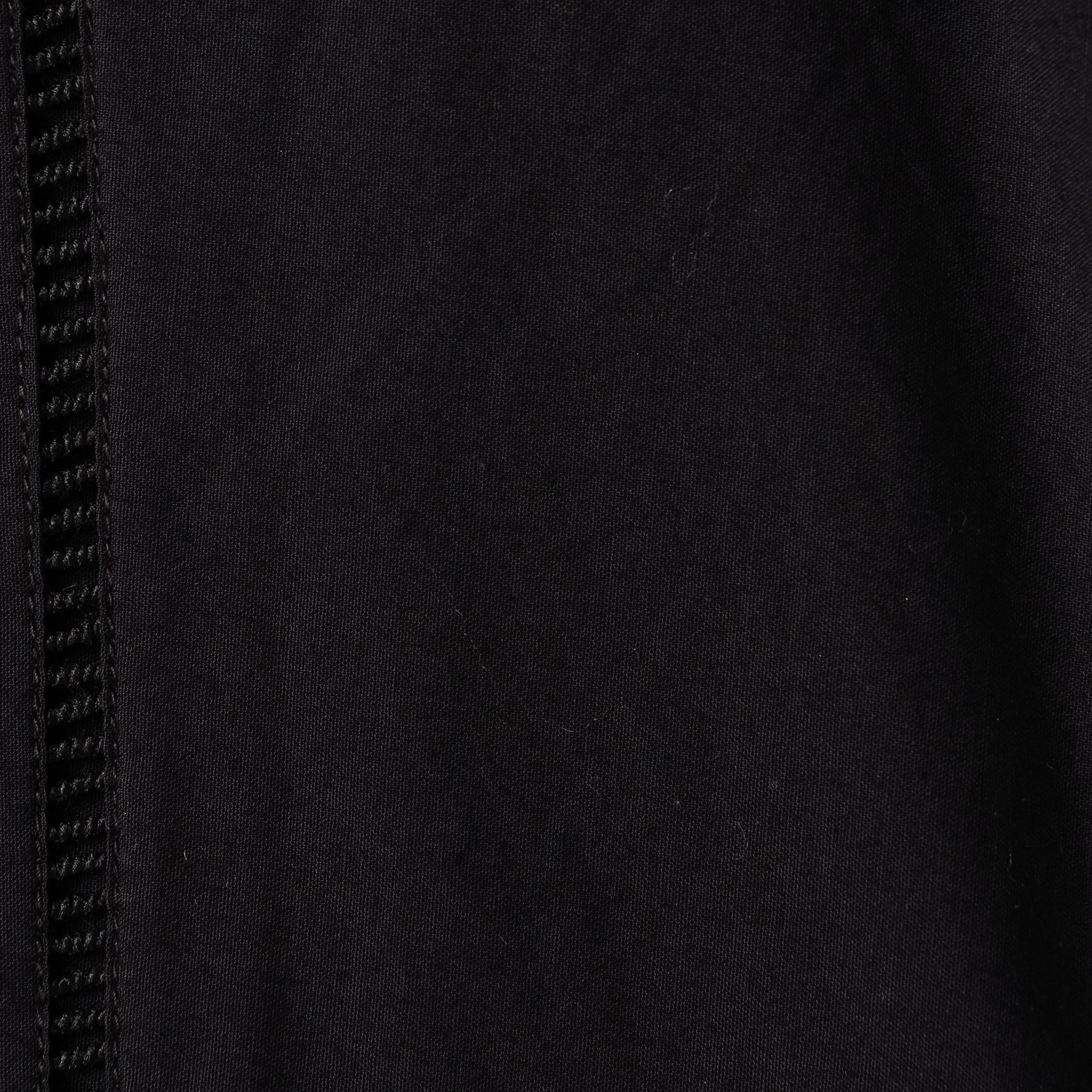 別注】ne Quittez pas BLACK POPLIN ORGANZEシャツ