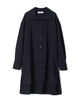 CABaN ウールツイル ハイネックロングシャツ
