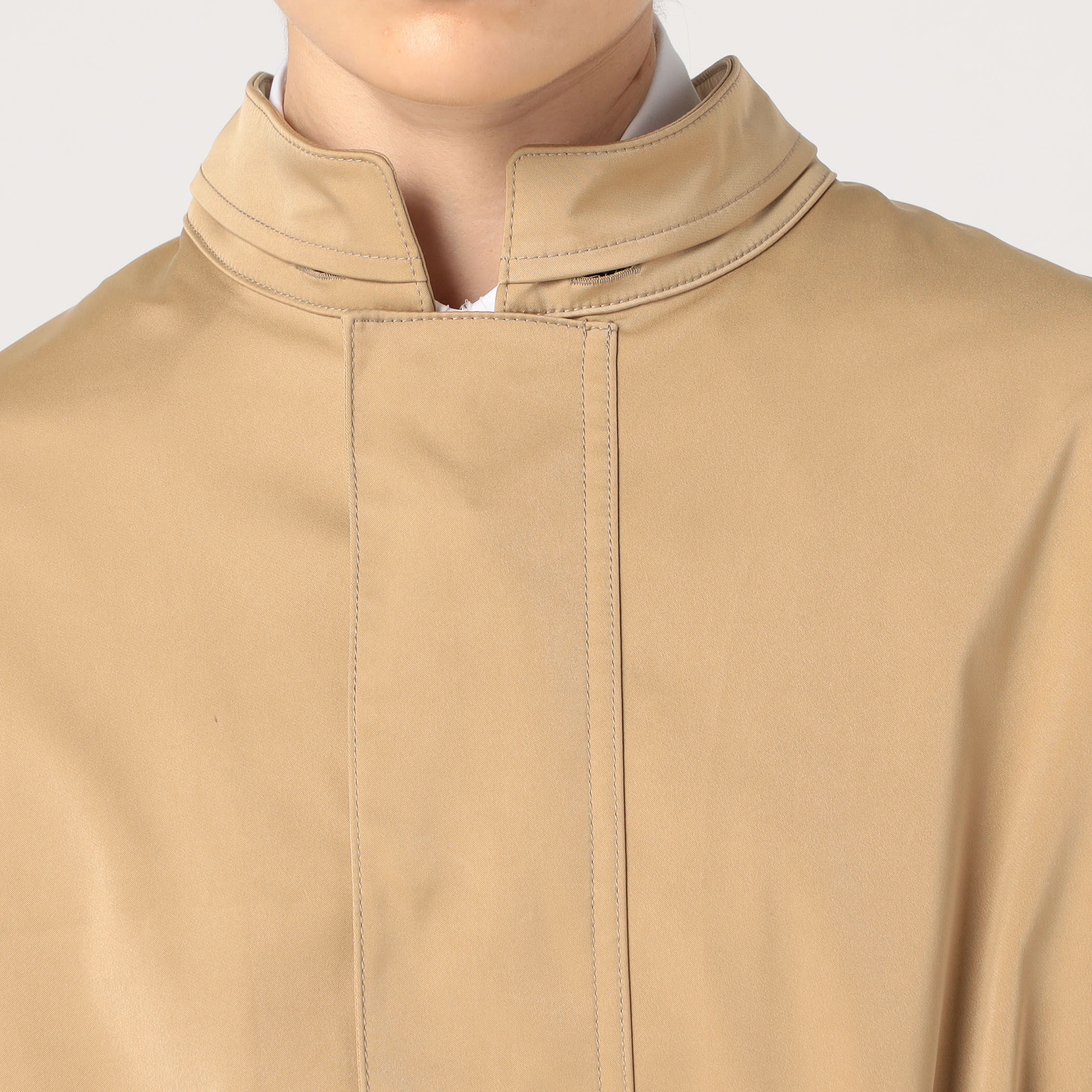 ダブルサテン フーディーブルゾン｜トゥモローランド 公式通販