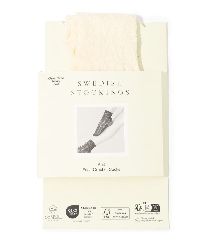 SWEDISH STOCKINGS Erica Crochet Socks クロシェソックス