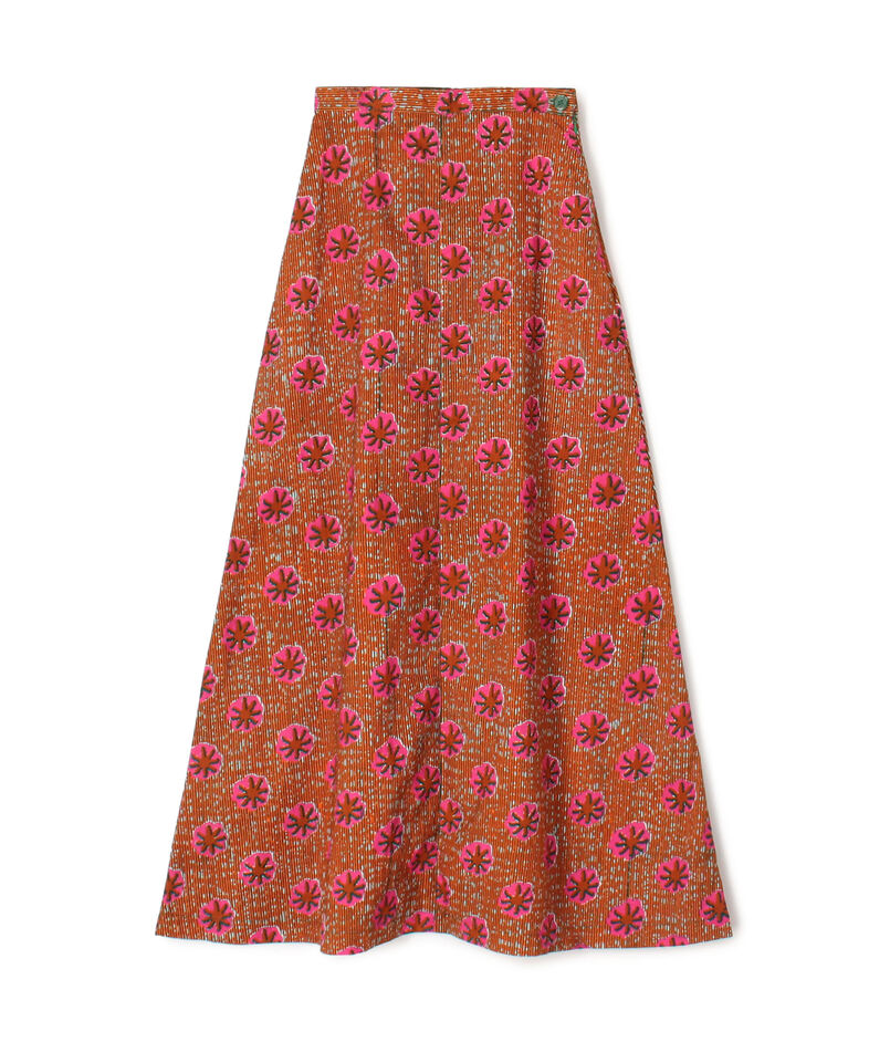 ODILE JACOBS Ava Skirt プリントマキシスカート
